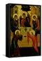 The Holy Trinity, Russian Icon, Novgorod School, 15th Century-null-Framed Stretched Canvas