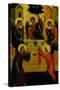 The Holy Trinity, Russian Icon, Novgorod School, 15th Century-null-Stretched Canvas