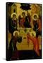 The Holy Trinity, Russian Icon, Novgorod School, 15th Century-null-Framed Stretched Canvas