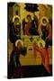 The Holy Trinity, Russian Icon, Novgorod School, 15th Century-null-Stretched Canvas