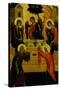 The Holy Trinity, Russian Icon, Novgorod School, 15th Century-null-Stretched Canvas