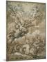 The Holy Trinity with Saint Michael Conquering the Dragon, 1666-Pietro da Cortona-Mounted Giclee Print