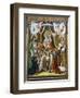 The Holy Trinity with St Andrew and St Basil-null-Framed Giclee Print