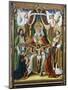 The Holy Trinity with St Andrew and St Basil-null-Mounted Giclee Print