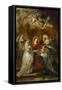 The Holy Virgin Appears to Saint Ildefonso-Peter Paul Rubens-Framed Stretched Canvas