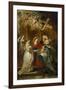 The Holy Virgin Appears to Saint Ildefonso-Peter Paul Rubens-Framed Giclee Print