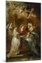 The Holy Virgin Appears to Saint Ildefonso-Peter Paul Rubens-Mounted Giclee Print