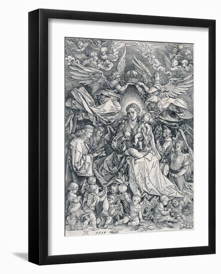 The Holy Virgin as the Queen of the Angels, 1518-Albrecht Dürer-Framed Giclee Print