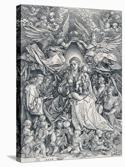 The Holy Virgin as the Queen of the Angels, 1518-Albrecht Dürer-Stretched Canvas