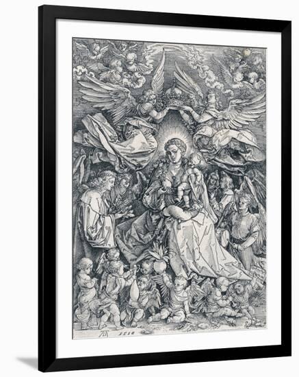 The Holy Virgin as the Queen of the Angels, 1518-Albrecht Dürer-Framed Giclee Print