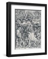 The Holy Virgin as the Queen of the Angels, 1518-Albrecht Dürer-Framed Giclee Print