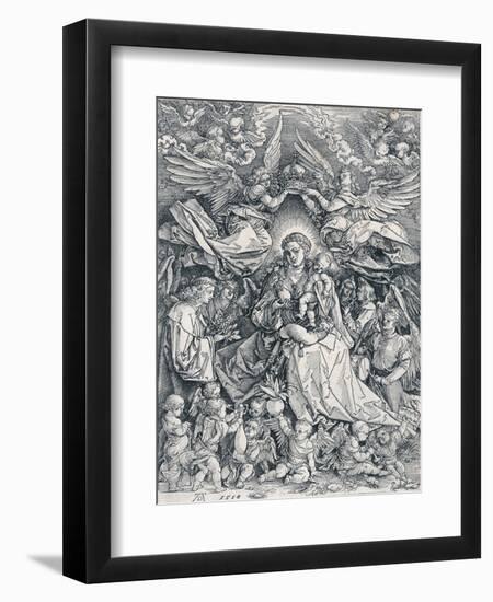 The Holy Virgin as the Queen of the Angels, 1518-Albrecht Dürer-Framed Giclee Print