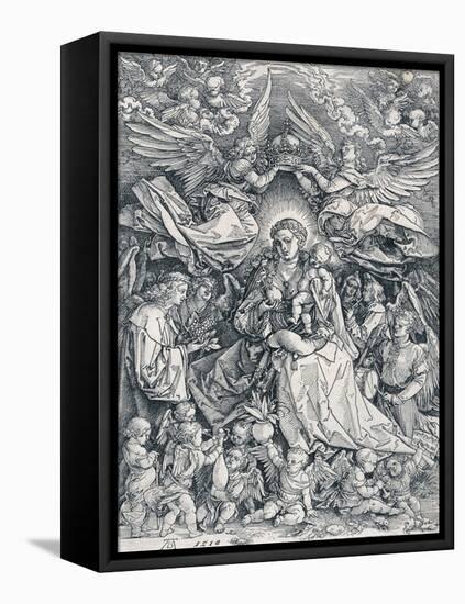 The Holy Virgin as the Queen of the Angels, 1518-Albrecht Dürer-Framed Stretched Canvas