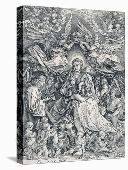 The Holy Virgin as the Queen of the Angels, 1518-Albrecht Dürer-Stretched Canvas