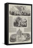 The Holy Week in Rome-Sir John Gilbert-Framed Stretched Canvas