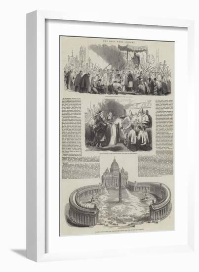 The Holy Week in Rome-Sir John Gilbert-Framed Giclee Print