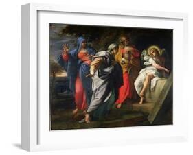 The Holy Women at Christ's Tomb, circa 1597-8-Annibale Carracci-Framed Giclee Print