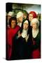 The Holy Women, Right Hand Panel of the Deposition Diptych, circa 1492-94-Hans Memling-Stretched Canvas