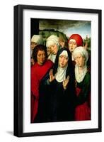 The Holy Women, Right Hand Panel of the Deposition Diptych, circa 1492-94-Hans Memling-Framed Giclee Print