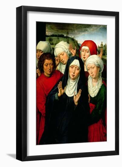 The Holy Women, Right Hand Panel of the Deposition Diptych, circa 1492-94-Hans Memling-Framed Giclee Print