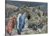 The Holy Women Stand Far Off Beholding What Is Done for 'The Life of Christ'-James Jacques Joseph Tissot-Stretched Canvas