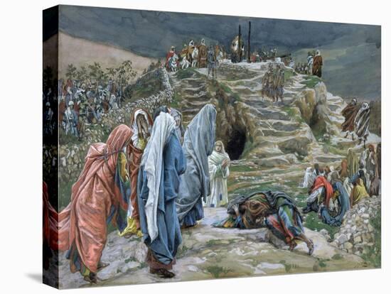 The Holy Women Stand Far Off Beholding What Is Done for 'The Life of Christ'-James Jacques Joseph Tissot-Stretched Canvas