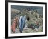 The Holy Women Stand Far Off Beholding What Is Done for 'The Life of Christ'-James Jacques Joseph Tissot-Framed Giclee Print