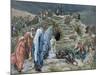 The Holy Women Stand Far Off Beholding What Is Done for 'The Life of Christ'-James Jacques Joseph Tissot-Mounted Giclee Print