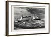 The Holyhead and Kingstown Steamboat Violet Constructed of Steel 1880-null-Framed Giclee Print