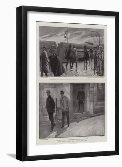 The Home-Coming of Captain Dreyfus-Joseph Nash-Framed Giclee Print