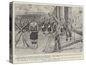 The Home-Coming of the Gordon Highlanders-Frank Dadd-Stretched Canvas