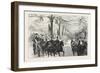 The Home-Coming of the Prince of Wales : the Royal Party Leaving the Victoria Station of the London-null-Framed Giclee Print