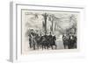 The Home-Coming of the Prince of Wales : the Royal Party Leaving the Victoria Station of the London-null-Framed Giclee Print