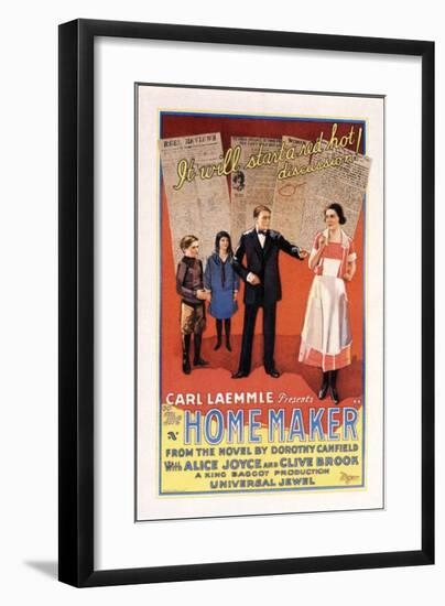 The Home Maker - 1925-null-Framed Giclee Print