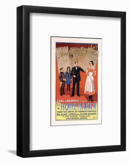 The Home Maker - 1925-null-Framed Giclee Print