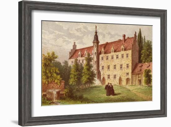 The Home of Martin Luther at Wittenberg-English School-Framed Giclee Print