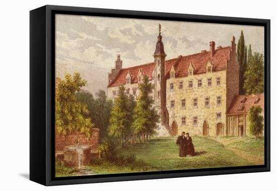 The Home of Martin Luther at Wittenberg-English School-Framed Stretched Canvas