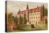 The Home of Martin Luther at Wittenberg-English School-Stretched Canvas