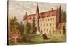 The Home of Martin Luther at Wittenberg-English School-Stretched Canvas