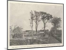 The Home of President Mckinley's Forefathers, Conagher, Near Ballymoney, Antrim-null-Mounted Giclee Print