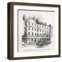 The Home of the Bank Coutts and Co in the Strand London-Percy Hickling-Framed Art Print