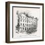 The Home of the Bank Coutts and Co in the Strand London-Percy Hickling-Framed Art Print