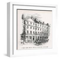 The Home of the Bank Coutts and Co in the Strand London-Percy Hickling-Framed Art Print