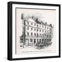 The Home of the Bank Coutts and Co in the Strand London-Percy Hickling-Framed Art Print