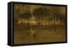 The Home of the Heron, 1893-George Inness Snr.-Framed Stretched Canvas