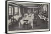 The Home of the Royal Yacht Squadron at Cowes, the Dining-Room-null-Framed Stretched Canvas