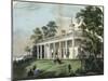 The Home of Washington-Currier & Ives-Mounted Giclee Print