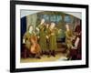 The Home Quartet: Mrs Vernon Lushington and Her Children, 1883-Arthur Hughes-Framed Giclee Print