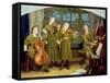 The Home Quartet: Mrs Vernon Lushington and Her Children, 1883-Arthur Hughes-Framed Stretched Canvas