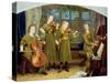 The Home Quartet: Mrs Vernon Lushington and Her Children, 1883-Arthur Hughes-Stretched Canvas